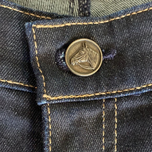 AG Adriano Goldschmied Mari High Rise Dark Wash Straight Jeans Women’s Size 32 - Picture 10 of 16